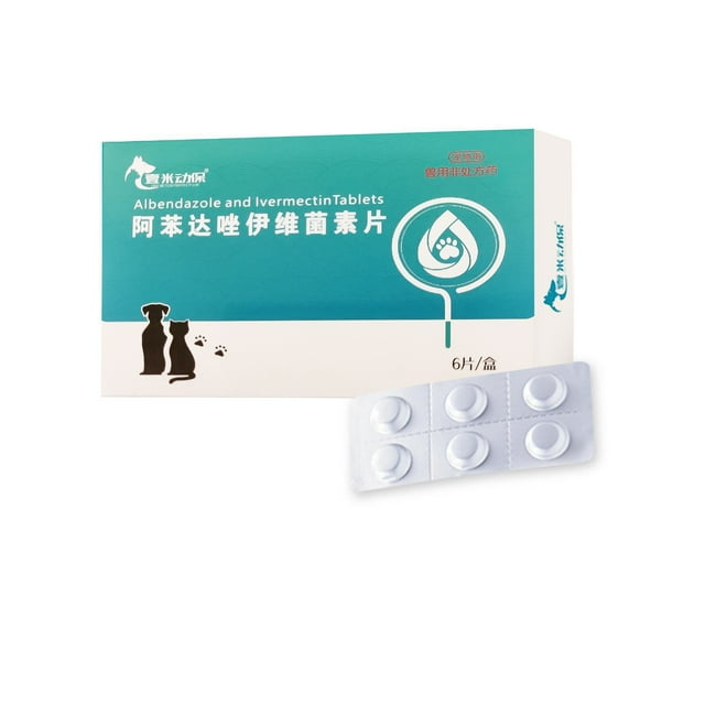 WEANT Cat Dewormer Tablets 6 Tablets/Box Dewormer for Pets, Cat