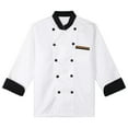 thumbnail image 1 of WEANT Chef Uniform Long Sleeved Men's Clothing Catering Work Uniform Back Kitchen Uniform Men's Top(White,3XL), 1 of 3