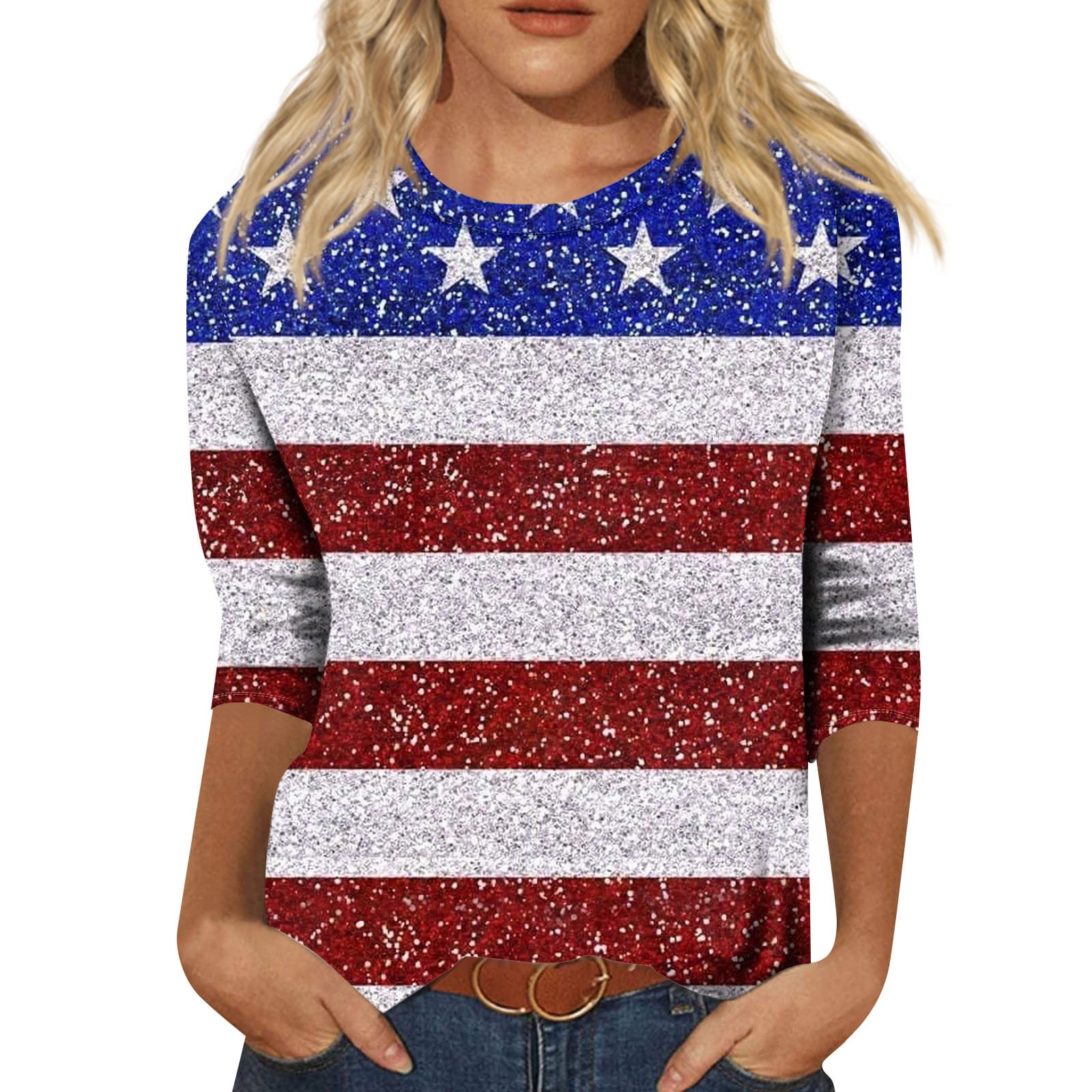 WEANT Going Out Summer Tops for Women 4th Of July Casual Independence ...