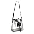 thumbnail image 1 of WEAR by Erin Andrews Atlanta Braves Clear Stadium Bucket Purse, 1 of 4