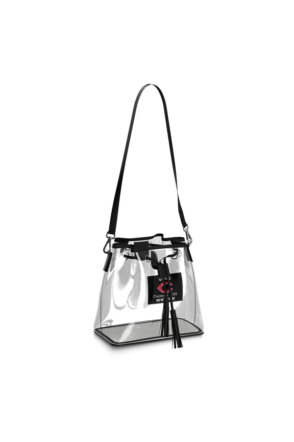 Cincinnati Reds Clear Stadium Bucket Purse