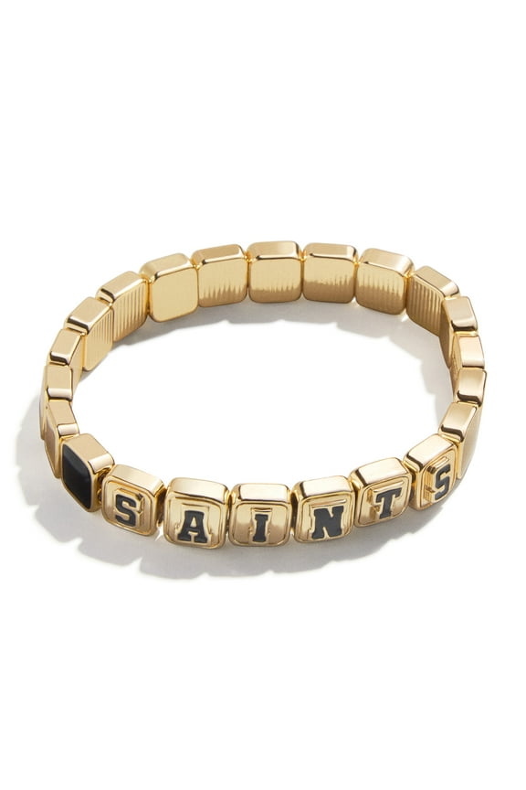x BaubleBar New Orleans Saints Tile Bracelet