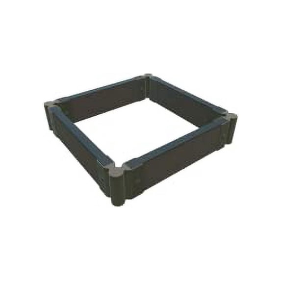 WEATHERED WOOD (2ft): 2 X 2 X 5.5' GARDEN RAISED BED - 2" PROFILE