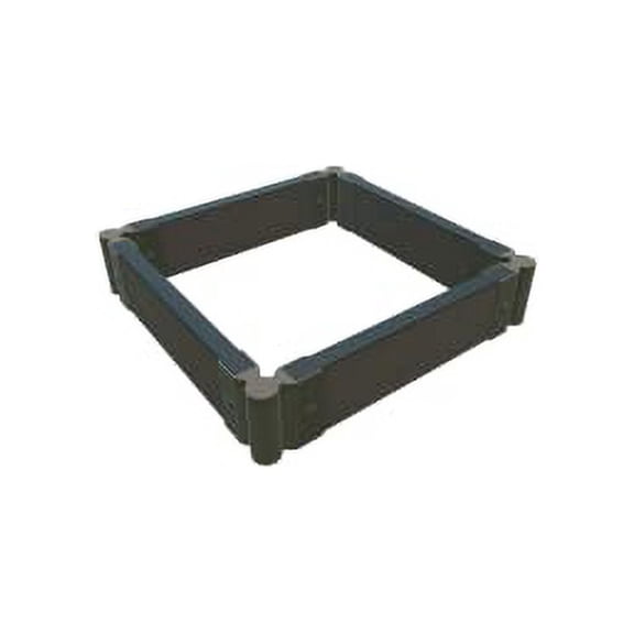 WEATHERED WOOD (2ft): 2 X 2 X 5.5' GARDEN RAISED BED - 2" PROFILE
