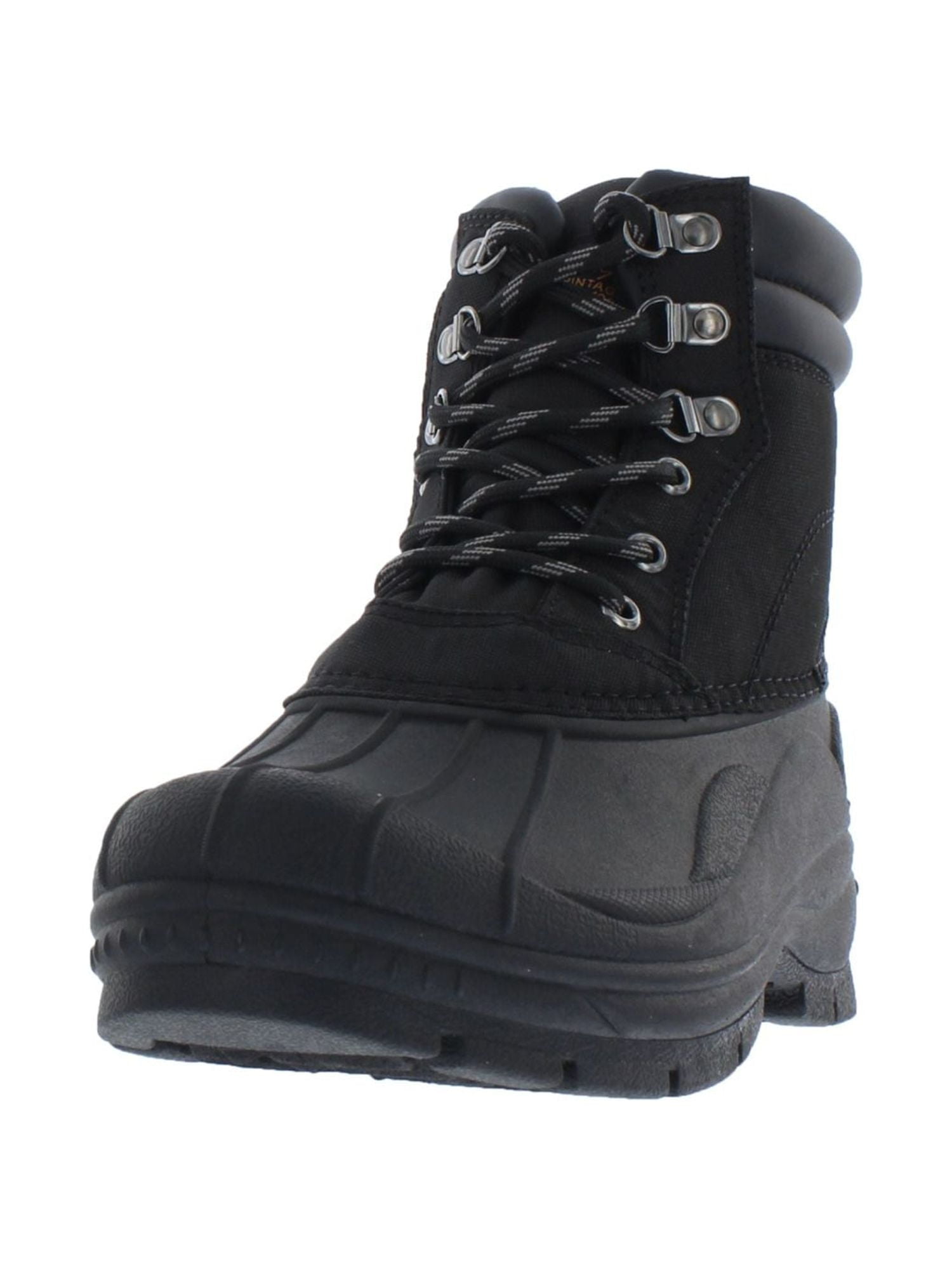 Weatherproof Vintage Duck Boots, Black, Waterproof, Lace-Up  display picture 1