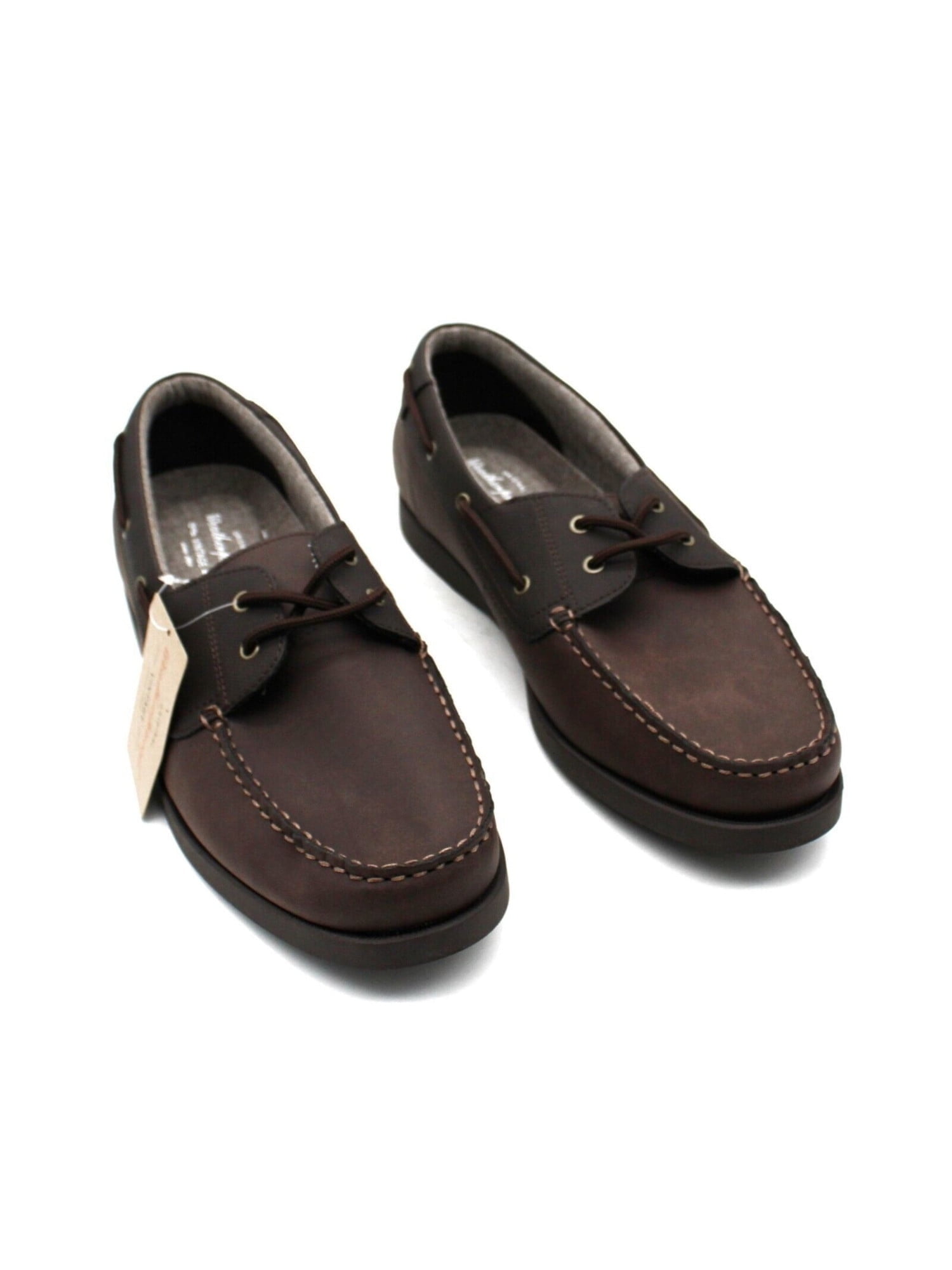 WEATHERPROOF VINTAGE Mens Brown Benny Round Toe Lace-Up Boat Shoes 12 M Weatherproof Vintage Boat Shoes Mens 13 M | Mercari main image 3