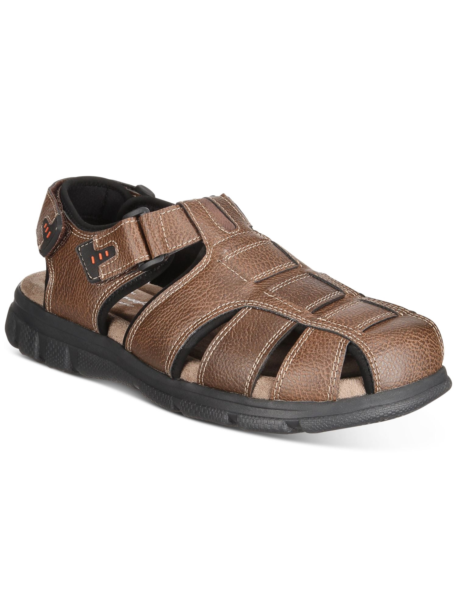 WEATHERPROOF VINTAGE Mens Brown Strappy Woven Caleb Round  display picture 1