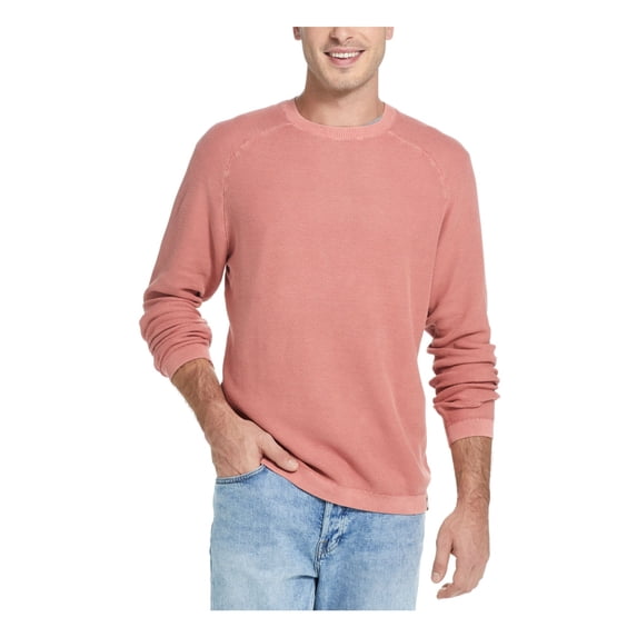 WEATHERPROOF VINTAGE Mens Coral Long Sleeve Crew Neck Pullover M