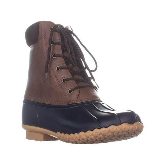WEATHERPROOF VINTAGE Mens Navy Insulated Comfort Adam Round Toe Block Heel Lace-Up Duck Boots 12 M
