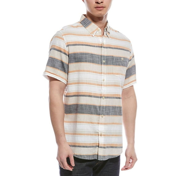 WEATHERPROOF VINTAGE mens Country Twill Shirt, XXL, Brown