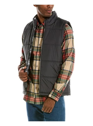 Mens flannel and vest discount