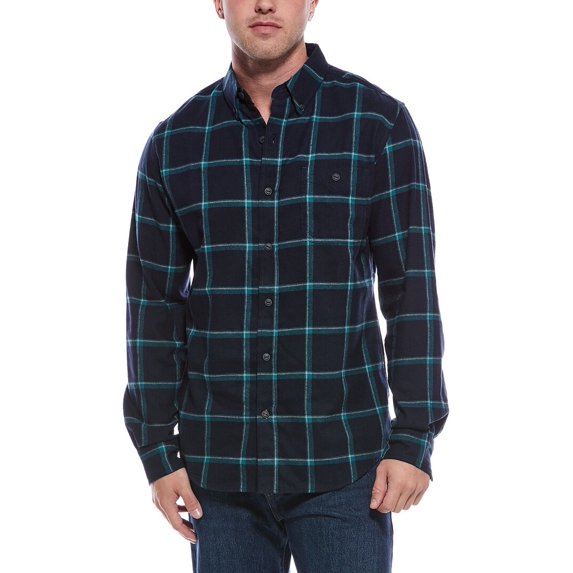 WEATHERPROOF VINTAGE mens Holiday Flannel Shirt, m, Navy