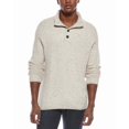 thumbnail image 1 of WEATHERPROOF VINTAGE mens  Waffle Knit Mock Neck Sweater, m, White, 1 of 3