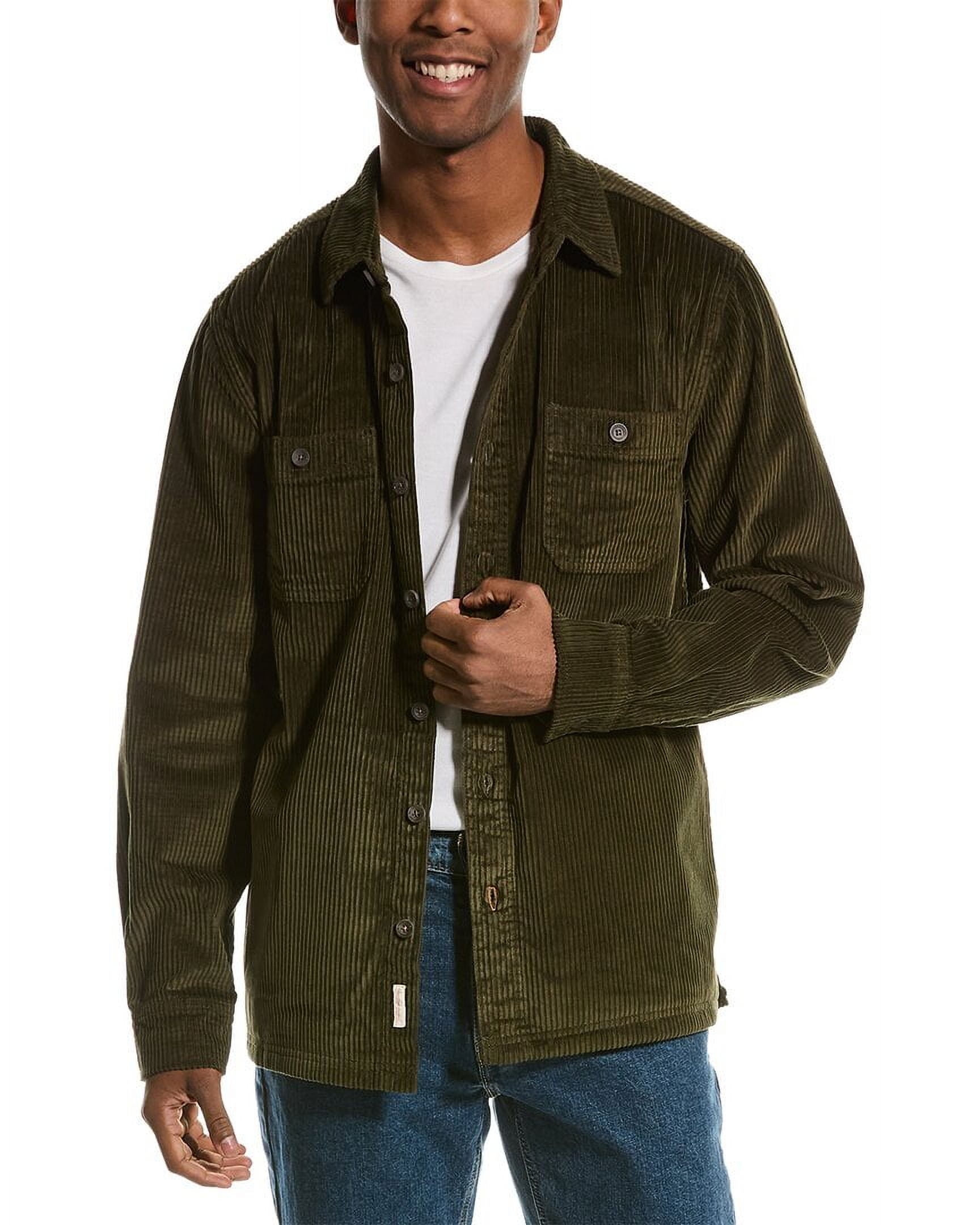 Wide wale top corduroy jacket mens