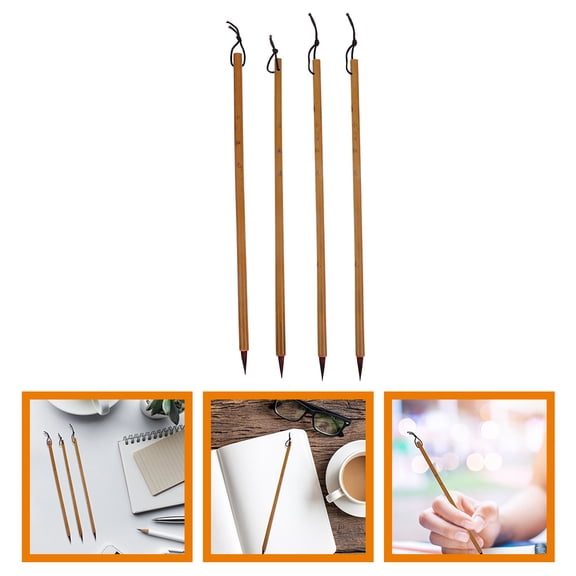 WEAVILUX Brush Set 4 Pcs for Writing and Drawing, Ideal Back to School Art Supplies