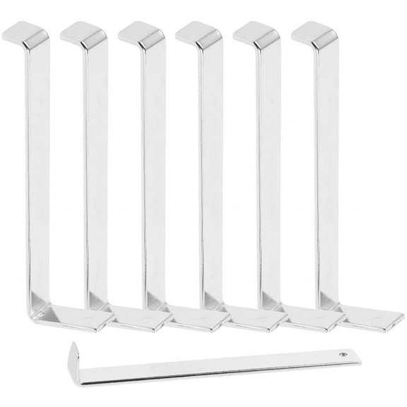 WEAVILUX Rust-Resistant Stainless Steel Siding Hooks Set for Outdoor Hanging, Bathroom, and Home Organization Hardware