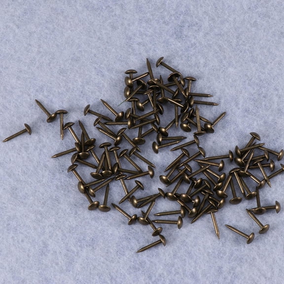 WEAVILUX 100Pcs Brass Tack with Antique Style for Home