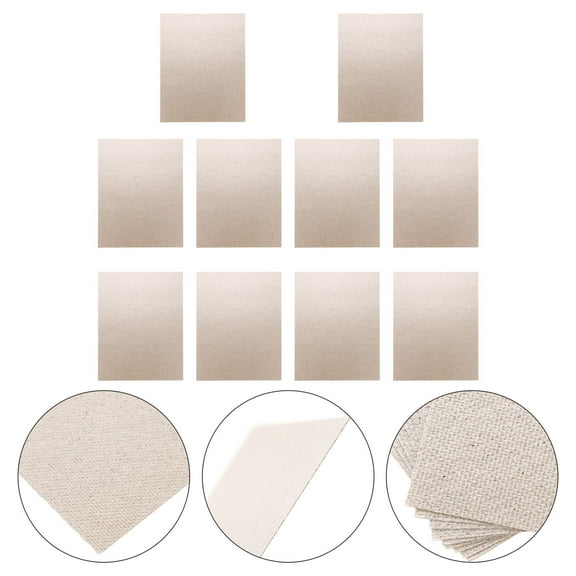 WEAVILUX Oven Mica Sheet Beige Anti-Oil Heat-Resistant for Household Microwave 10Pcs