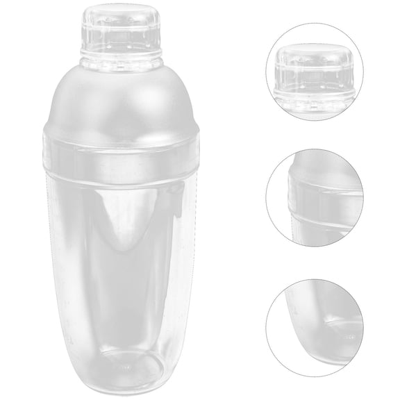 WEAVILUX Shaker Cup Bartending Cocktail Shaker Plastic 1Pack
