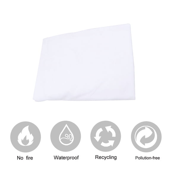 WEAVILUX 1Pc White Photo Backdrop Cloth Durable Photography Background for Video and Portrait Shoot