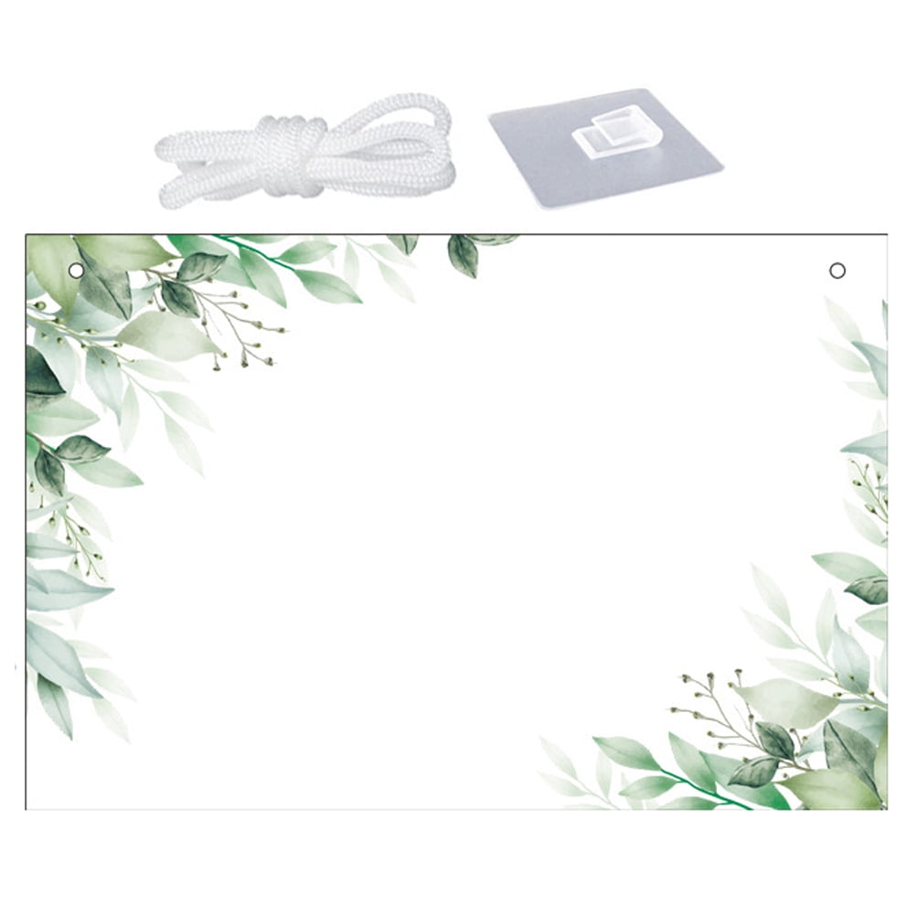 WEAVILUX 1Pack Rectangular Acrylic Memo Board Multi Color Dry Erase ...
