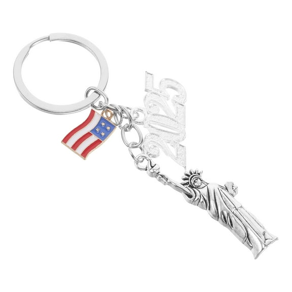 WEAVILUX New York Souvenir Statue Of Liberty Keychain Metal Chic 1Set 4.13X1.18X0.08In