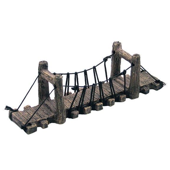 WEAVILUX 1Pc Decorative Resin Bridge Fish Tank Ornament for Aquarium Turtle Climbing Platform