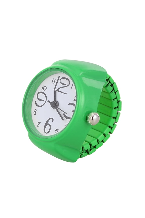 Watch Ring Green Stylish and Decoration for Adults