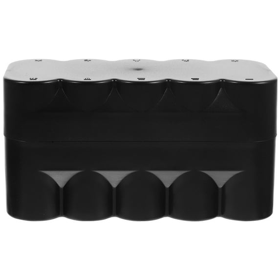 WEAVILUX 1Pcs Black Plastic Film Roll Containers for Travel and Daily Use
