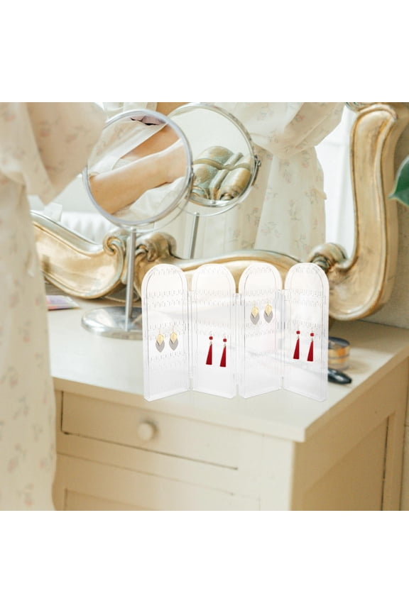 1Pcs Earring Hanger Rack for Selling Rotating Jewelry Storage 16.54X11.14X0.79in