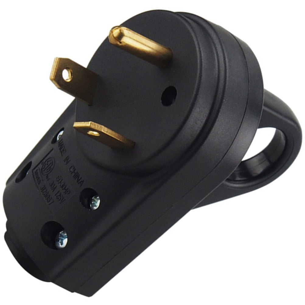 WEAVILUX 1Pcs Rv Plug Adapter For With Copper And Pvc Insulation For Rv Owners