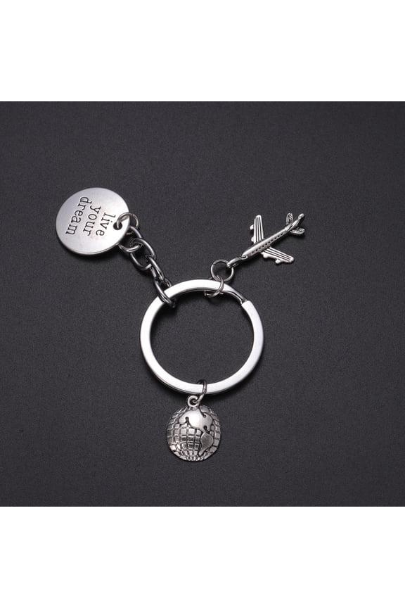 Aircraft Keychain Travelers Decoration 1Set
