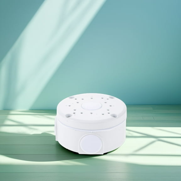 WEAVILUX Aluminum Alloy Outdoor Junction Box for Camera Cable Management White