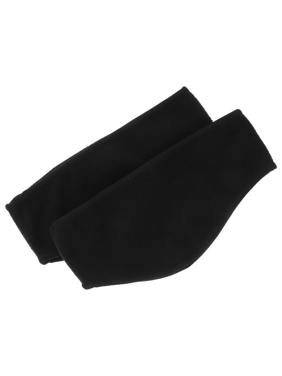 2-Pack 01 Windproof Fleece Ear Warmer Headbands, Cold Weather Outdoor Sports Wraps for Running, Cycling, Hiking