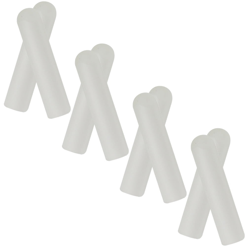 Picture of WEAVILUX 2 Sets White Plastic Shoelace Ends for Diy Projects and Daily ...