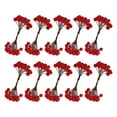 thumbnail image 1 of WEAVILUX 200 Pcs Artificial Berry Decorations for Home, Simulated Christmas Fruit, Wine Red Holiday Decor, 1 of 8