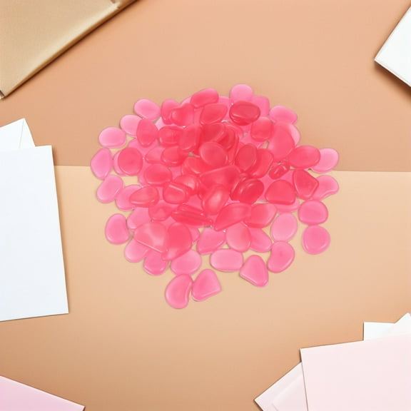 WEAVILUX 200PCS Small Luminous Pebbles Resistant For Indoor Decoration