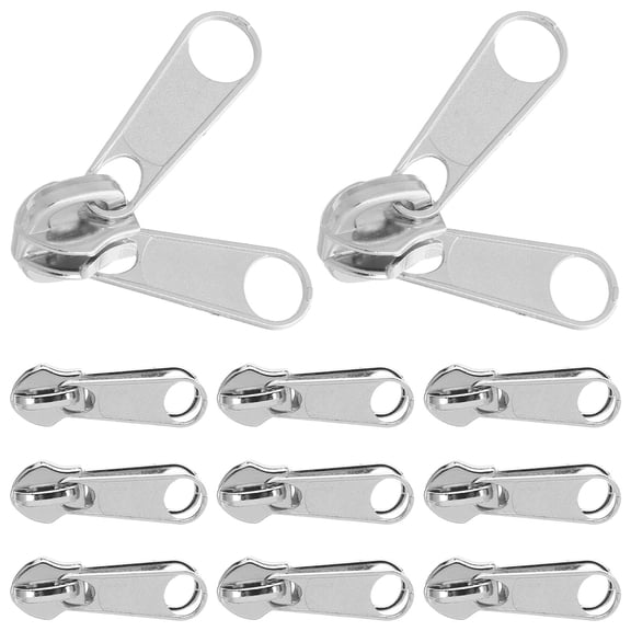 WEAVILUX Universal Zipper Pull Replacement Durable Metal for Craft 20Pcs