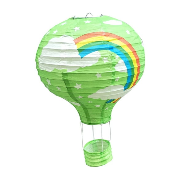 WEAVILUX 2Pcs Assorted Color Ballons Paper Lanterns for Wedding Birthday Party Decoration