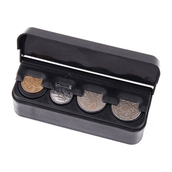 WEAVILUX 2-Pack Black PP Material Car Organizer Box for Vehicle Storage and Seat Gap