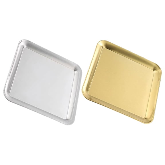 WEAVILUX Serving Platter Set, 2 Pieces Barbecue Plates for Parties and Family Meals