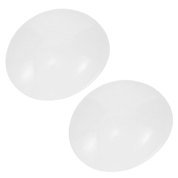 WEAVILUX Wig Support Head Mold, Transparent Plastic, for Styling 2Pcs