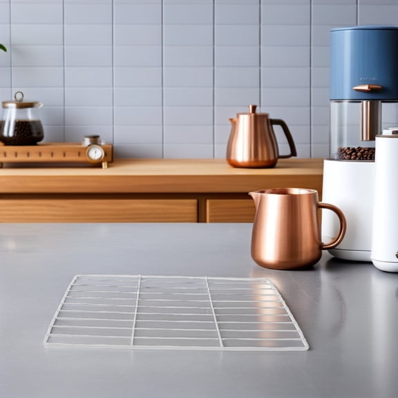 WEAVILUX 2-Pack Commercial Freezer Organizer White Iron Wire Racks Dishwasher Safe Storage Shelves for Kitchen