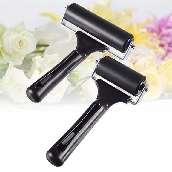 WEAVILUX 2Pcs Cylindrical Craft Roller Tool with Simple Structure for Printing and Art Projects