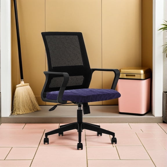 WEAVILUX 2Pcs Removable Washable Chair Seat Covers with Pineapple Pattern Elastic Fabric for Home