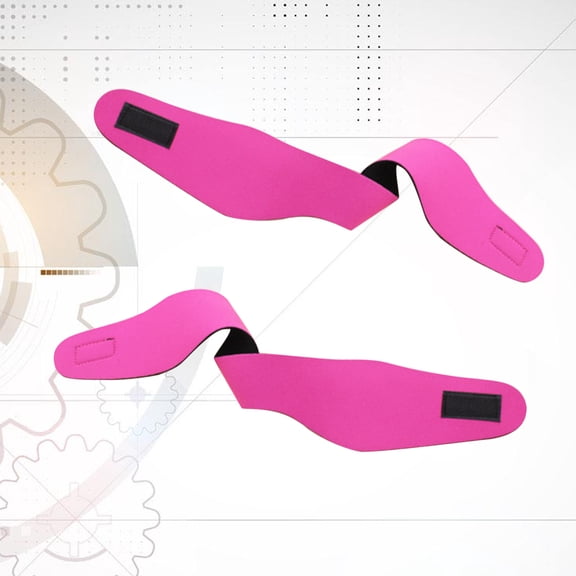 WEAVILUX Comfortable Red Waterproof Ear Protector Band for Swimming 2Pcs