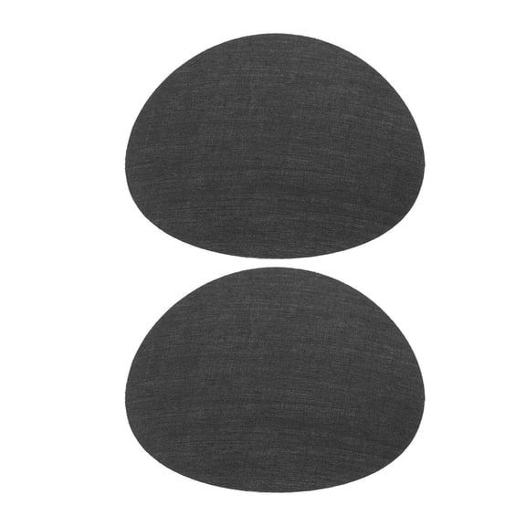 WEAVILUX Round Anti Glare Light Diffuser Black Cloth for Ceiling Lights Weavilux 2Pcs