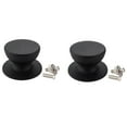 thumbnail image 1 of WEAVILUX 2Pcs Black Pot Lid Handles Premium Stainless Steel and Bakelite Pan Cover Accessories, 1 of 6