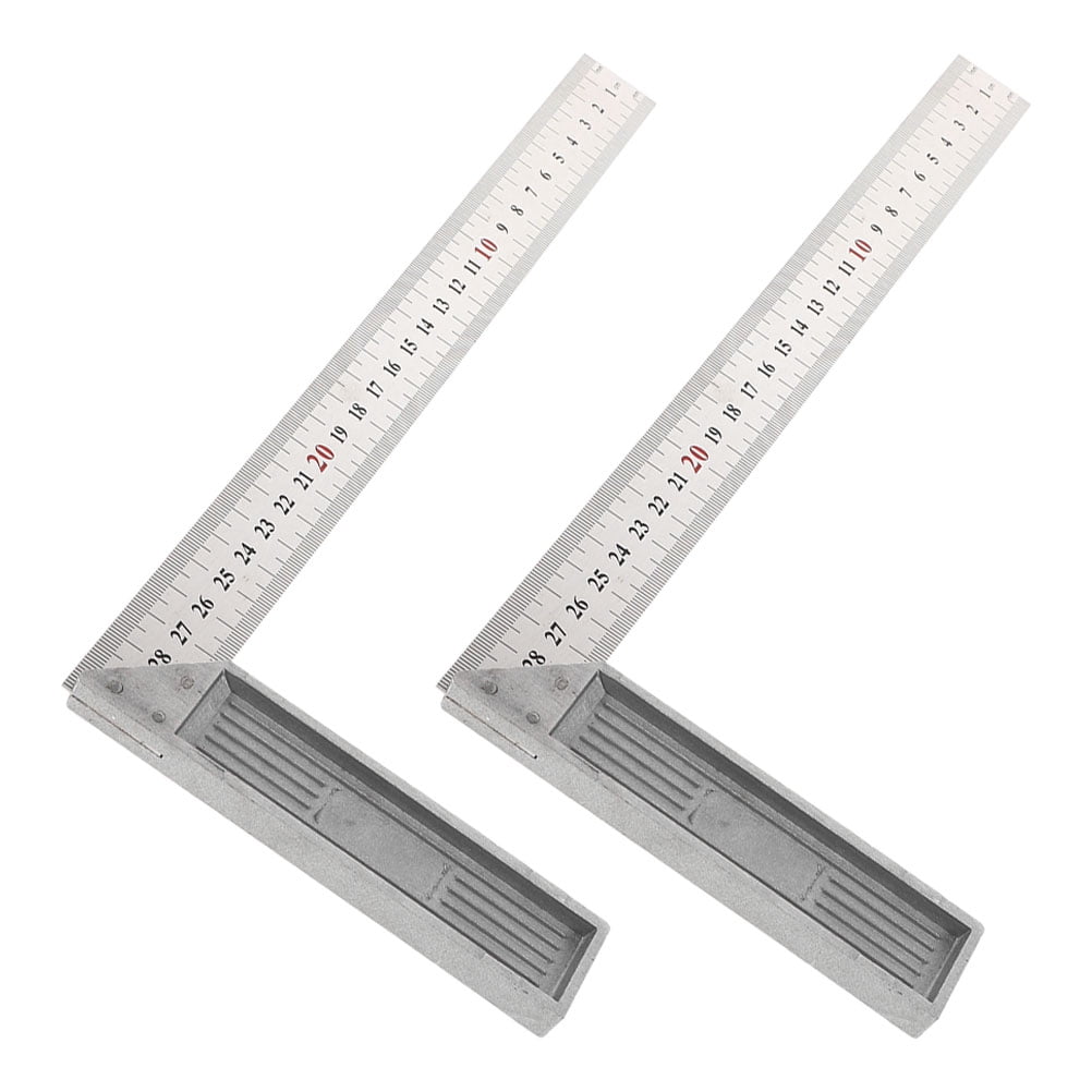 WEAVILUX 2-Pack Precision Woodworking Squares for Accurate Measurement ...