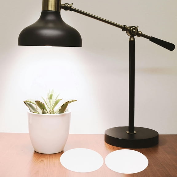 WEAVILUX 2-Pack White Ceiling Light Lampshades Soft Light Diffuser Eye Anti-Glare Covers